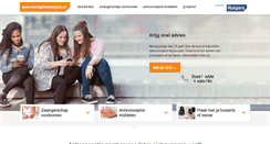 Desktop Screenshot of anticonceptievoorjou.nl