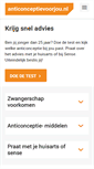 Mobile Screenshot of anticonceptievoorjou.nl